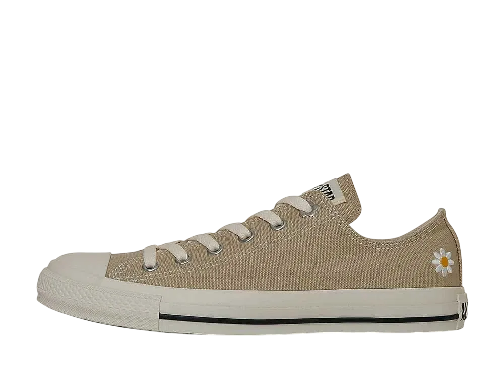 コンバース オールスター フラワーアイレッツ OX "サンドベージュ"