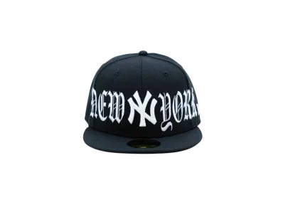 NEW ERA x THE CAP 59Fifty 'Black Letter' New York Yankees "Black"