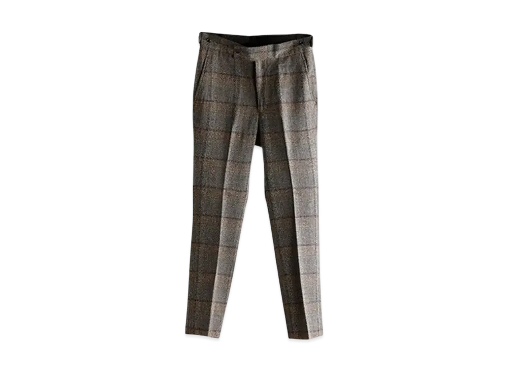 NEEDLES Twill Plaid Side Tab Trouser "Dark Brown" NS103