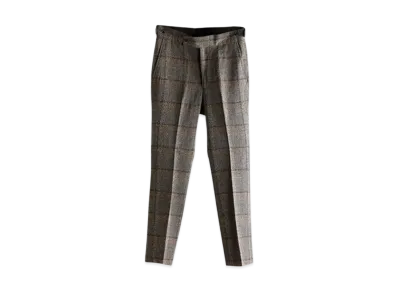 NEEDLES Twill Plaid Side Tab Trouser "Dark Brown" NS103