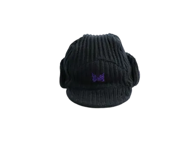 NEEDLES Merino Wool Bird Shooting Cap "Black" NS065