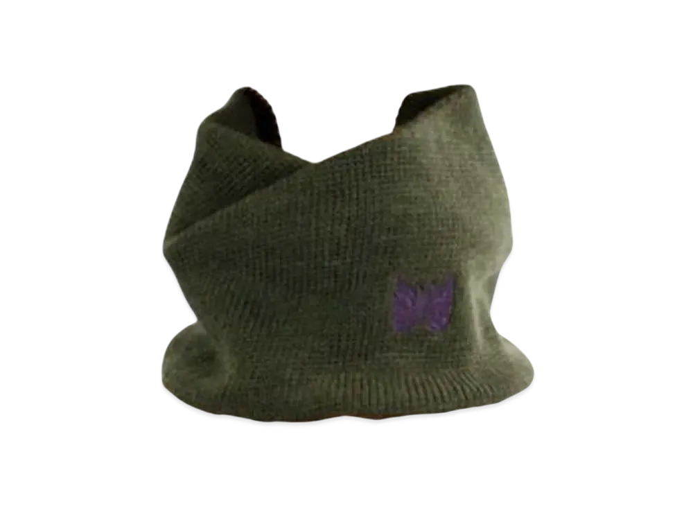 NEEDLES Merino Wool Neck Warmer "Olive" PU065