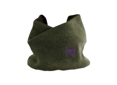 NEEDLES Merino Wool Neck Warmer "Olive" PU065
