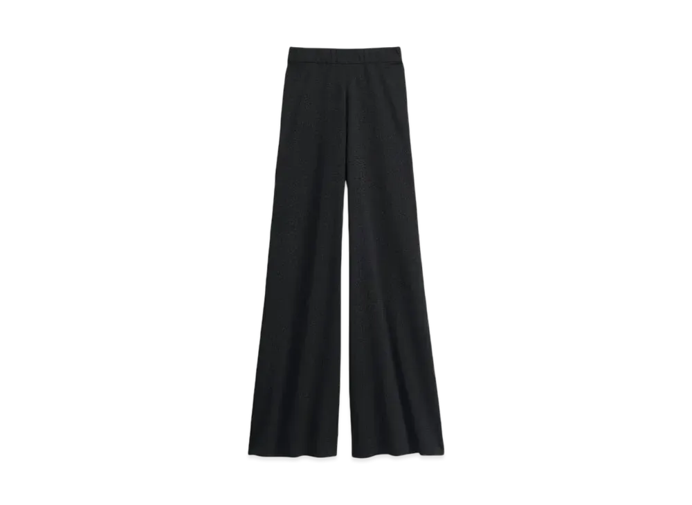 ZARA x Kate Moss Metallic Yarn Pants "Black"