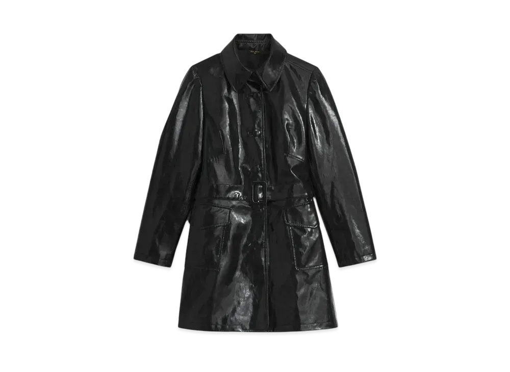 ZARA x Kate Moss Fake Leather Jacket "Black"