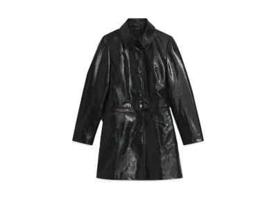 ZARA x Kate Moss Fake Leather Jacket "Black"