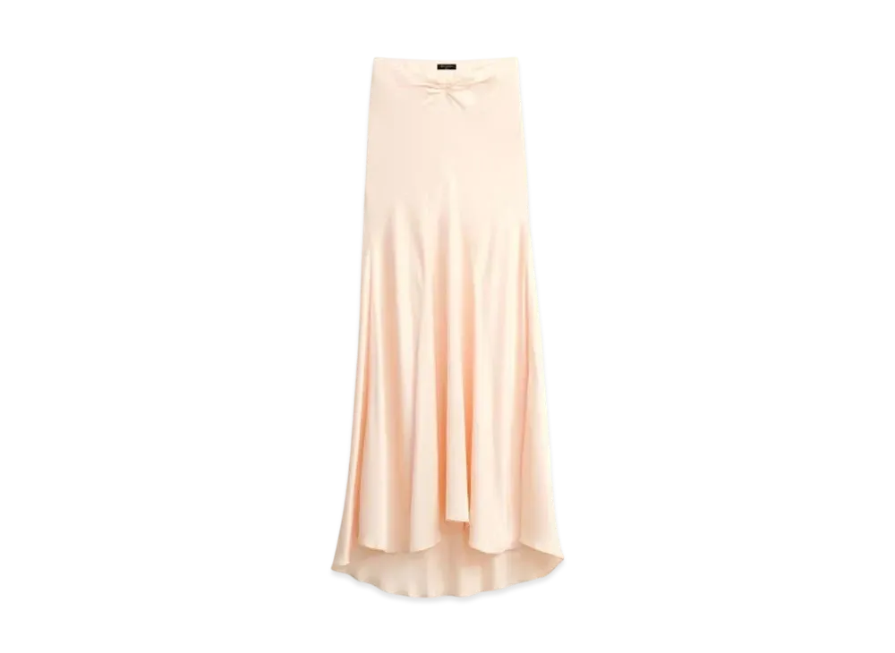 ZARA x Kate Moss Pleats Long Skirt "Pale Pink"
