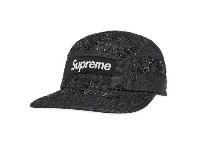 Supreme Lasered Denim Camp Cap "Black"
