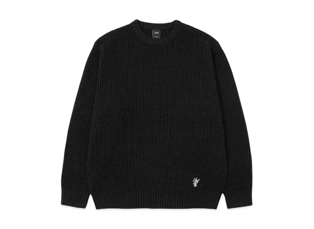 HUF Winter 24 1984 Crewneck Sweater "Black"