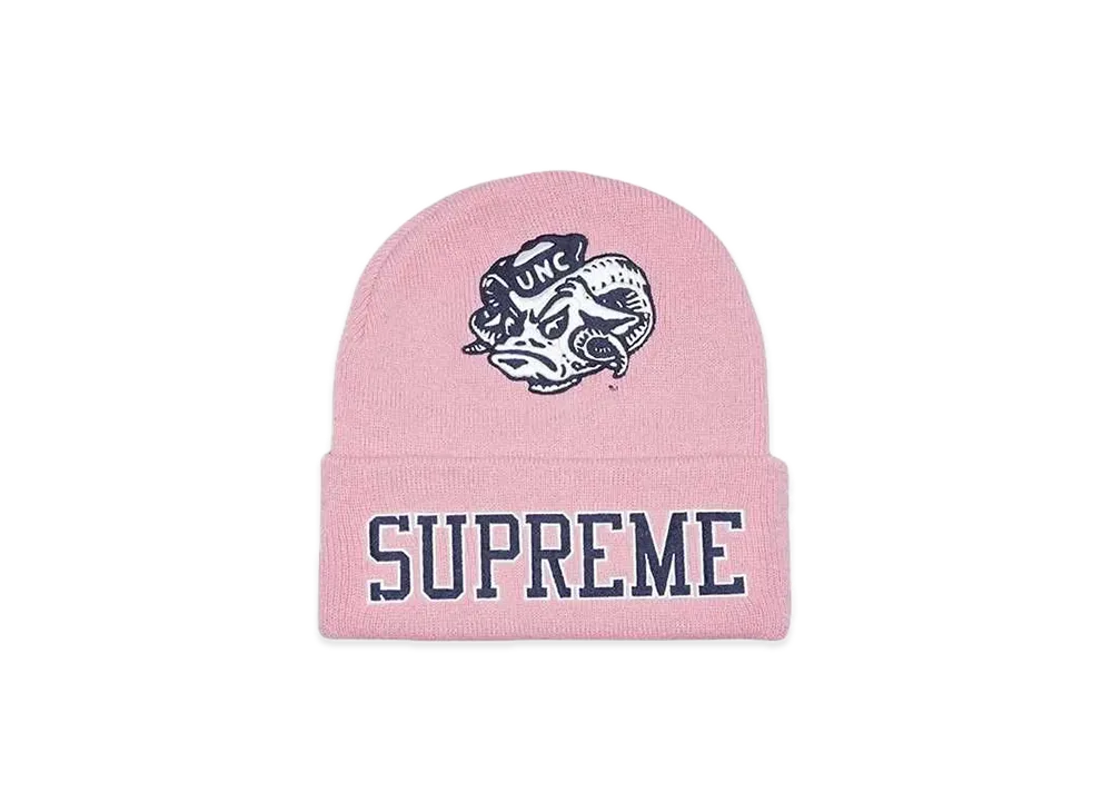 Supreme x Mitchell & Ness NCAA Beanie "Pink"
