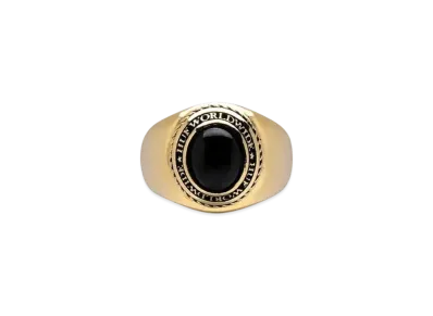HUF Winter 24 Oval Stone Ring "Gold"