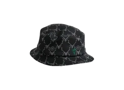 SOUTH2 WEST8 Skull & Target Bucket Hat "Black" OT434