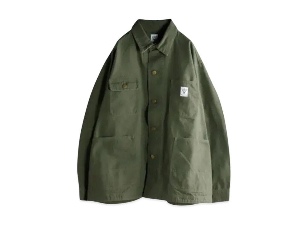 SOUTH2 WEST8 Coverall "Moss Green" PU470