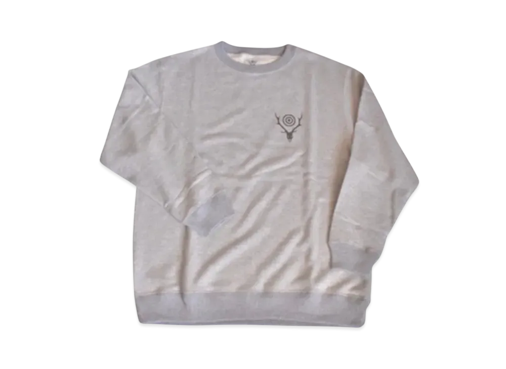 SOUTH2 WEST8 Circle Horn Crewneck Sweat "Grey" NS839