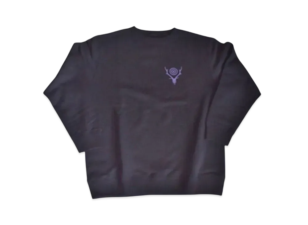 SOUTH2 WEST8 Circle Horn Crewneck Sweat "Black" NS839