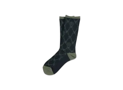 SOUTH2 WEST8 Skull & Target Socks "Black" PU435