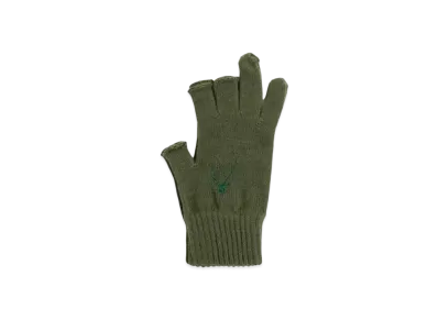 SOUTH2 WEST8 Wool & Acrylic Knit Gloves "Olive" PU434