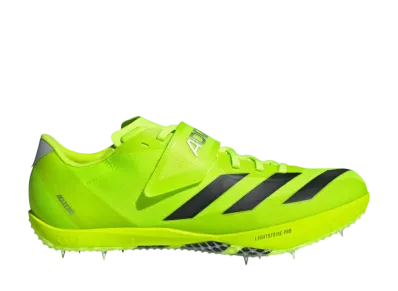 adidas Adizero HJ Track and Field "Lucid Lemon/Core Black/Silver Metallic"