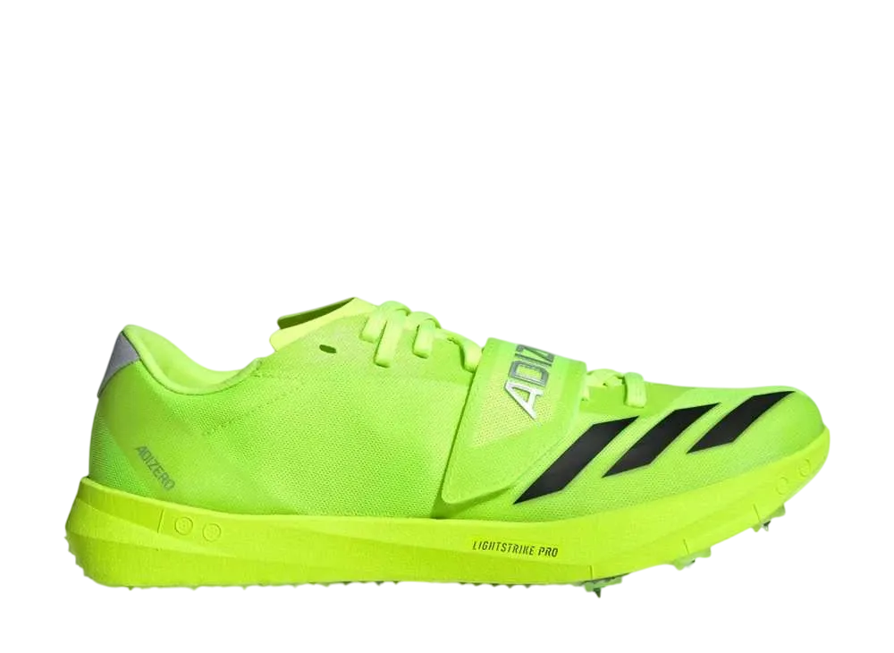 アディダス アディゼロ TJ PV "ルーシッドレモン/コアブラック/シルバーメタリック"