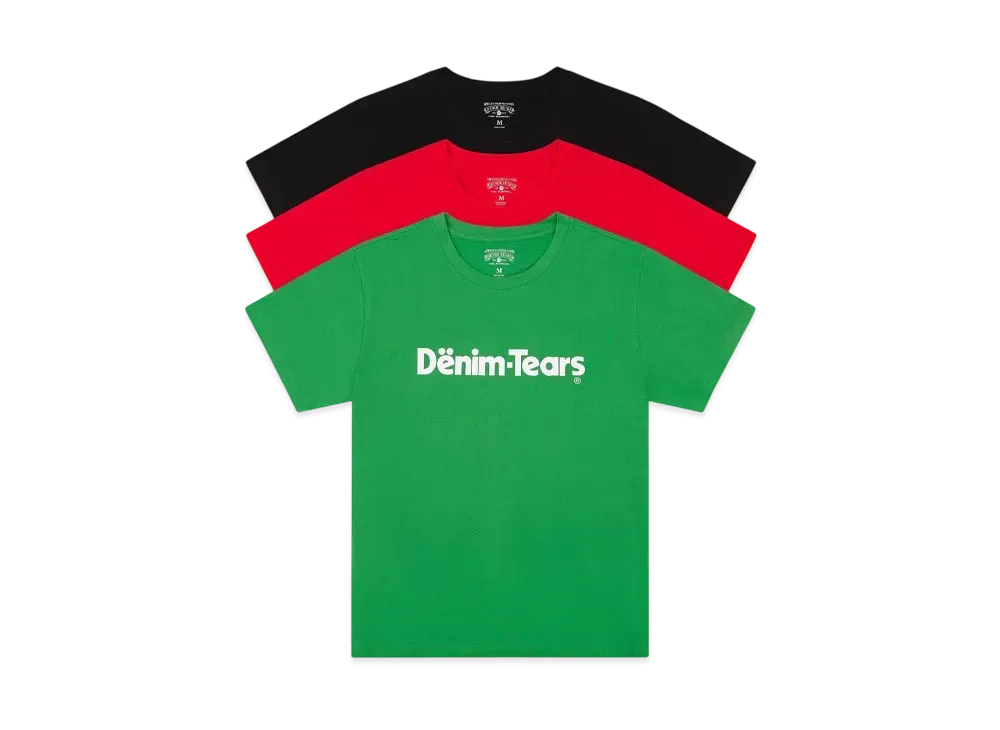 DENIM TEARS Blood Skin Africa Three Pack "Multi"