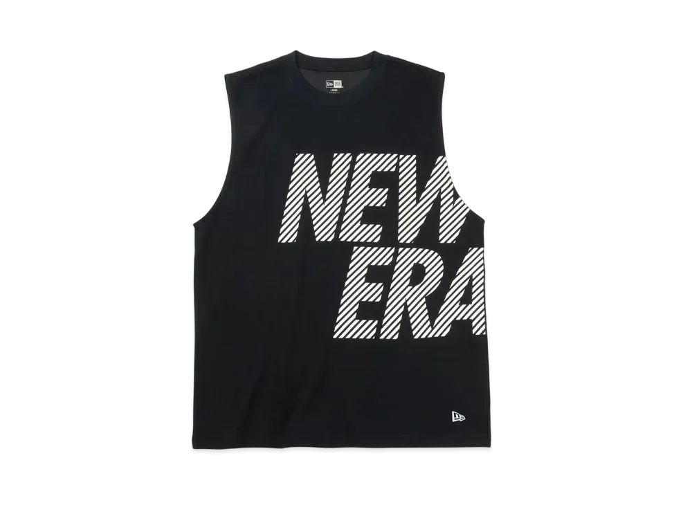 NEW ERA Performance Apparel Performance Muscle Tank Big Logo "Black/White"