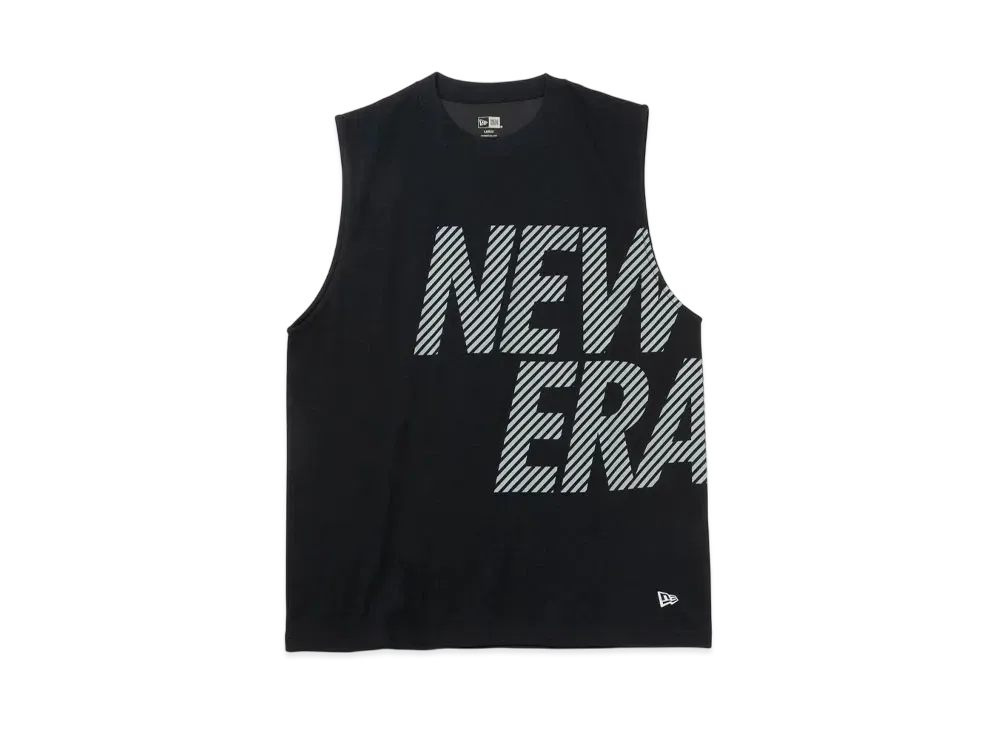 NEW ERA Performance Apparel Performance Muscle Tank Big Logo "Black/Gray"