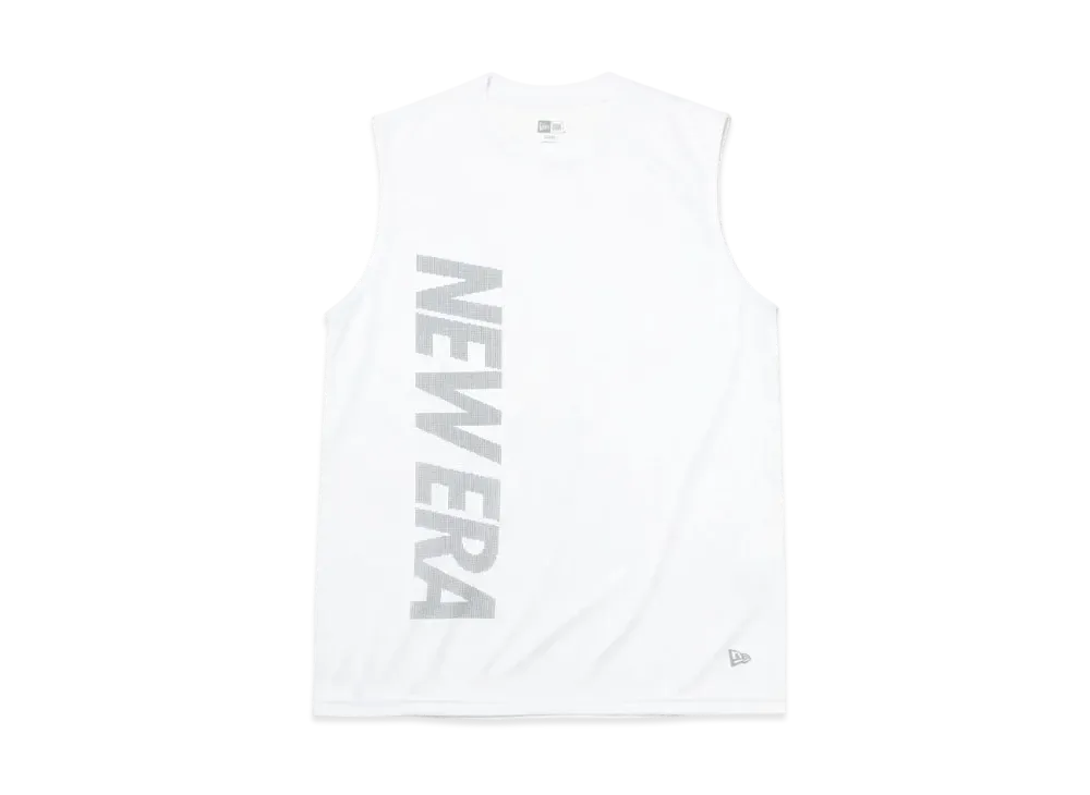 NEW ERA Performance Apparel Tech Tank Top Vertical Dot Logo "White"
