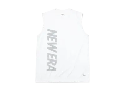 NEW ERA Performance Apparel Tech Tank Top Vertical Dot Logo "White"