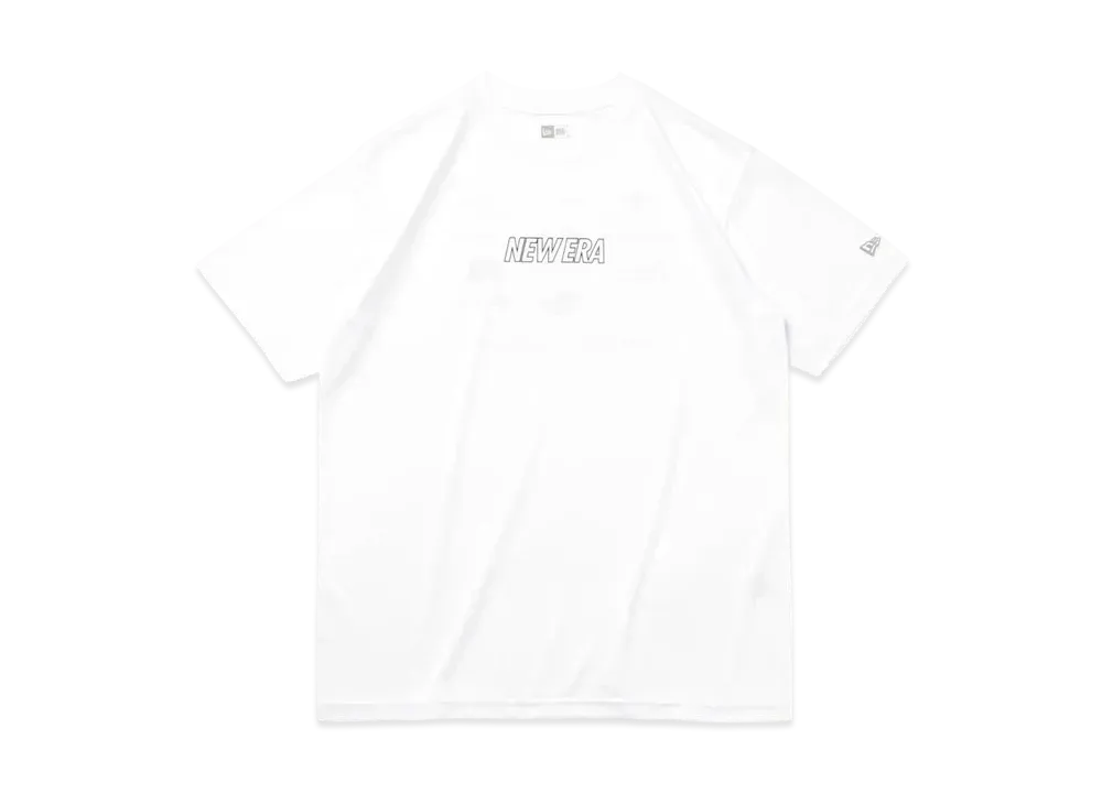 NEW ERA Performance Apparel Short Sleeve Tech T-shirt Rear Classic Logo "White"