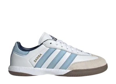 adidas Samba MN "Cloud White/Clear Sky/Gum"