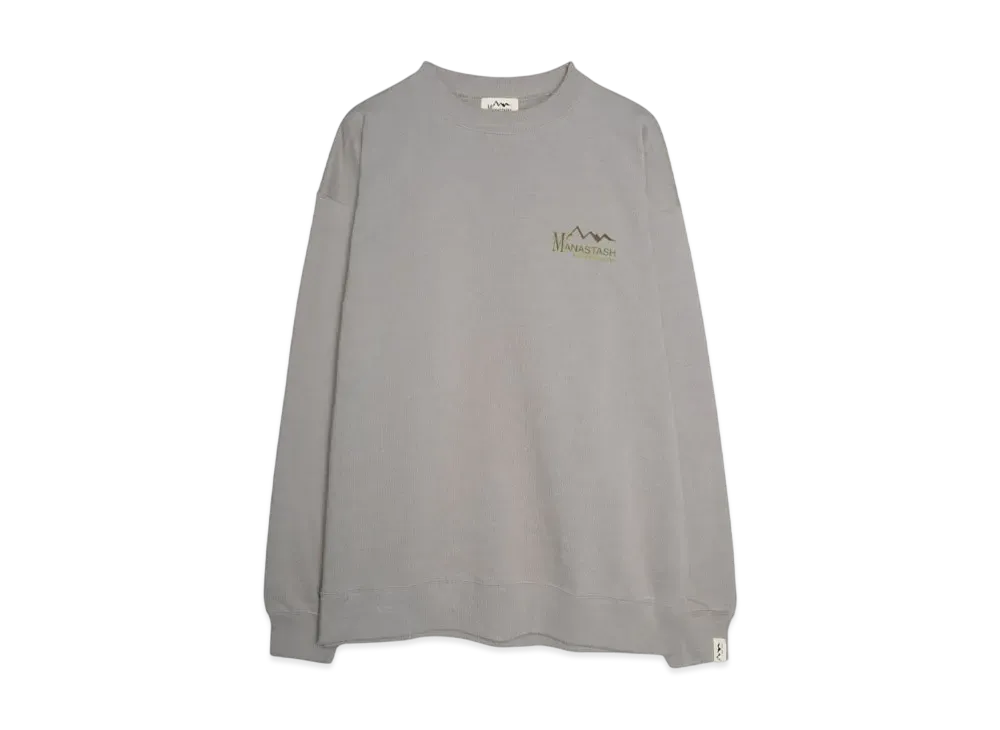 MANASTASH TWIN PEAKS SWEATSHIRTS "GRAY"