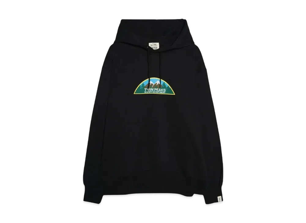 MANASTASH TWIN PEAKS HOODIE "BLACK"