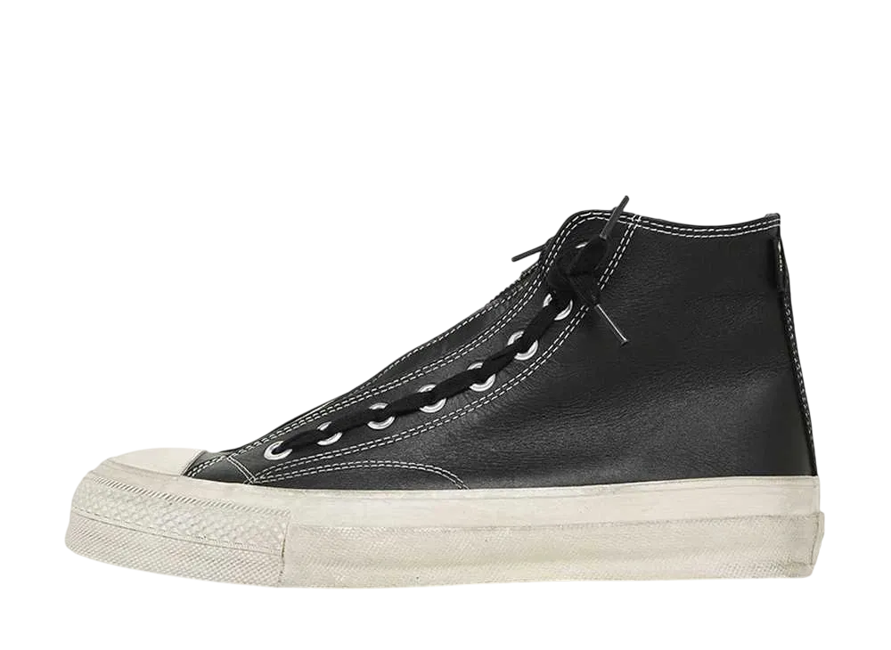 nonnative DWELLER TRAINER HI COW LEATHER WITH GORE-TEX by SPINGLE MOVE "BLACK"