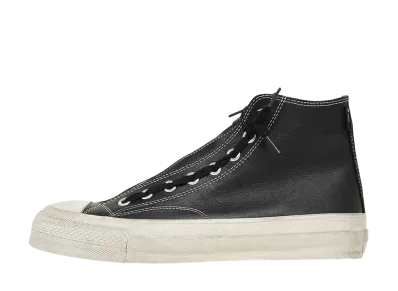nonnative DWELLER TRAINER HI COW LEATHER WITH GORE-TEX by SPINGLE MOVE "BLACK"