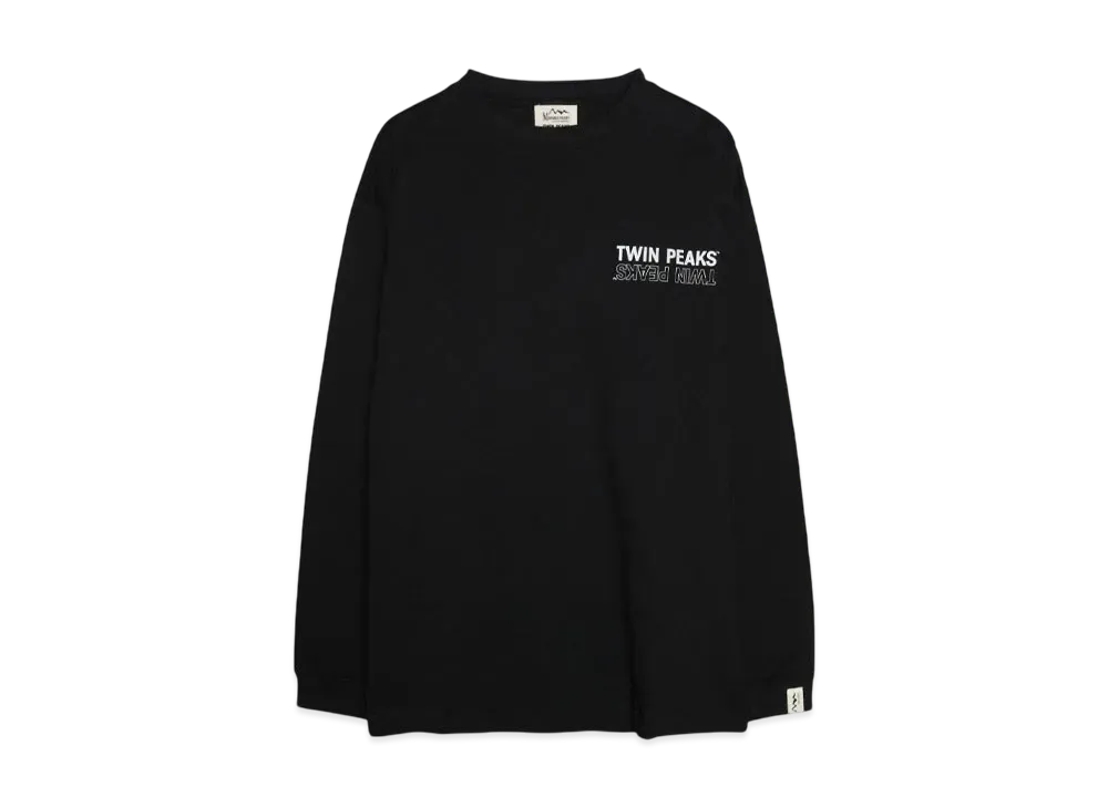 MANASTASH TWIN PEAKS L/S TEE 01 "BLACK"