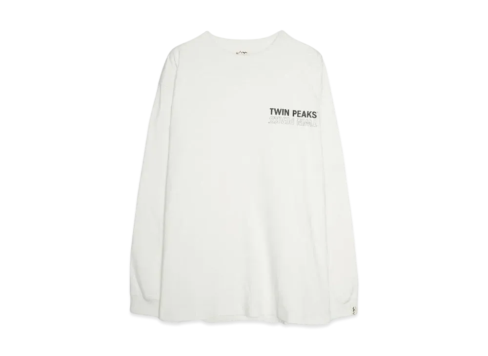 MANASTASH TWIN PEAKS L/S TEE 01 "WHITE"