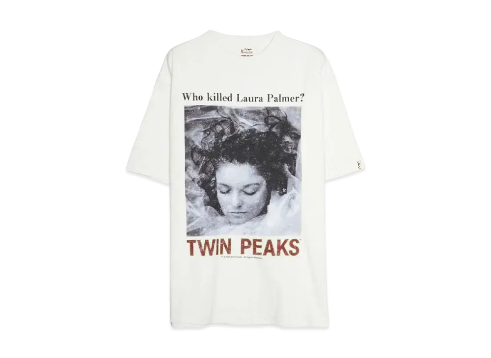 MANASTASH TWIN PEAKS TEE 01 "WHITE"