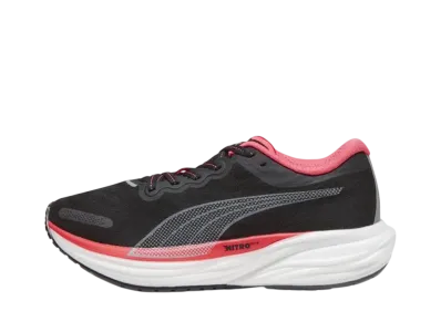 Puma Women's Deviate Nitro 2 "Black/Fire Orchid"