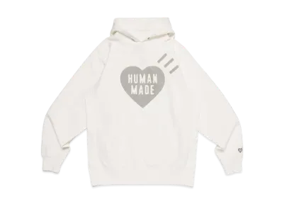 HUMAN MADE Heart Heavyweight Hoodie Sapporo / Gray "White"