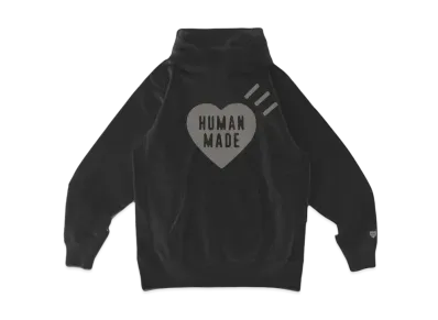HUMAN MADE Heart Heavyweight Hoodie Sapporo / Gray "Black"