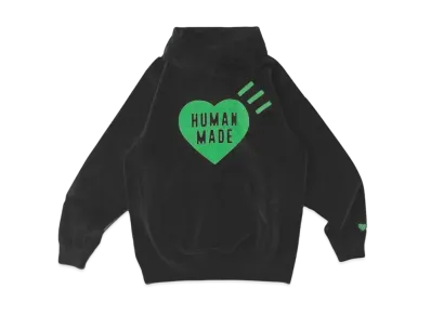 HUMAN MADE Heart Heavyweight Hoodie 1928 / Green "Black"
