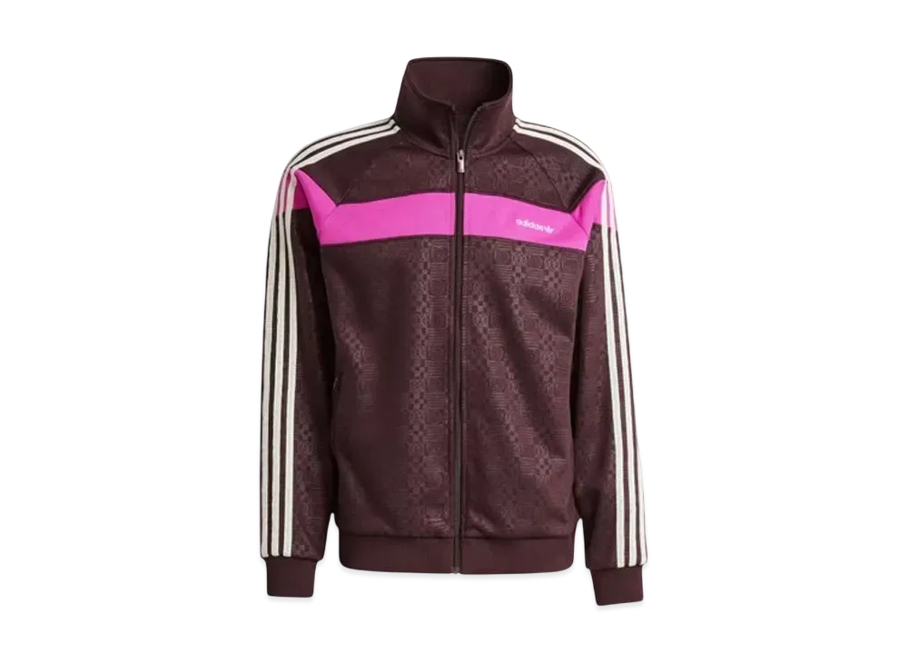 adidas 80s Premium Embossed Three Stripes Track Top "Shadow Brown"