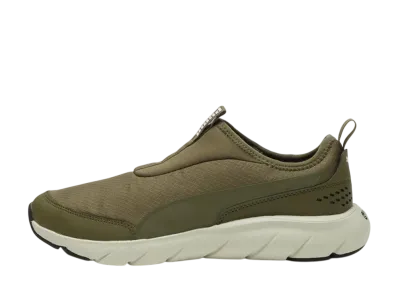 Puma Softride Flex Slip-On Super Wide "Olive/Gray"