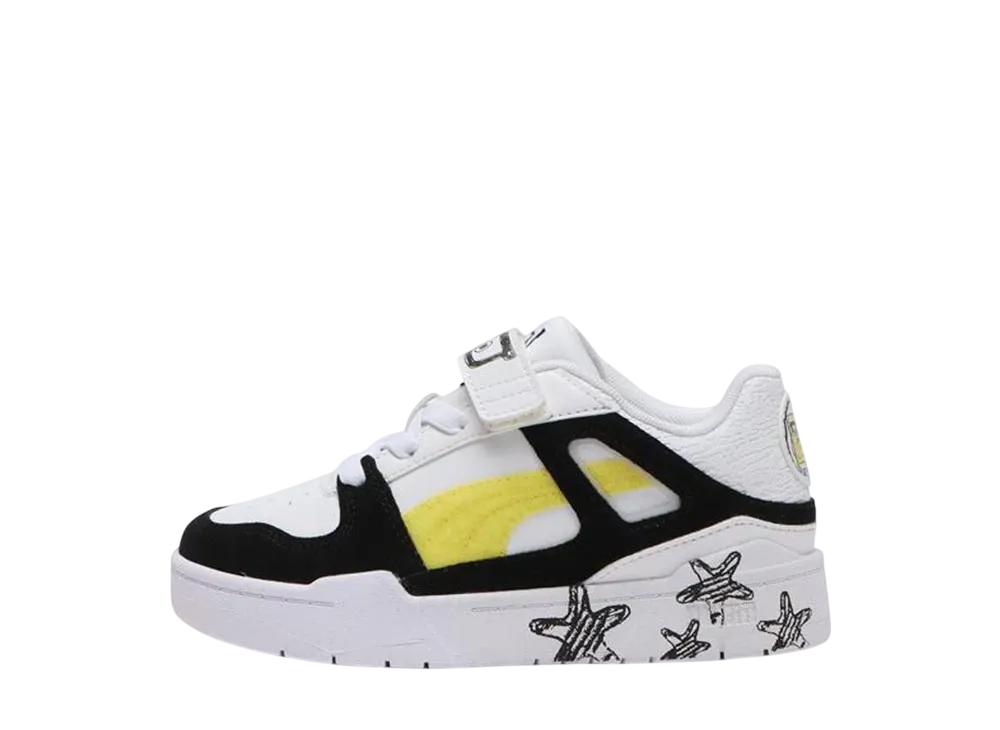 スポンジボブ × プーマ PS スリップストリーム AC "ホワイト/ブラック" (キッズ)