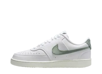 ナイキ ウィメンズ コートビジョン ロー ネクスト ネイチャー "ホワイト/セイル/ジェイドホライズン"