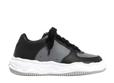 Maison MIHARA YASUHIRO WAYNE OG Sole Leather Low-top Sneaker "Black/Gray"