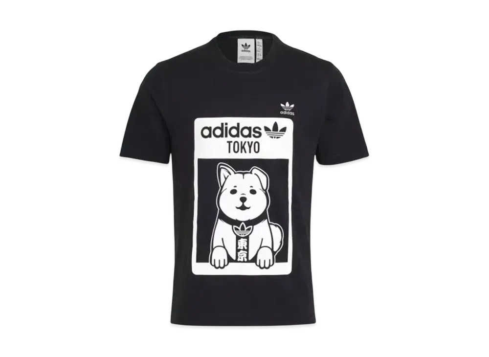 adidas Essential Tee Graphic TOKYO "Black"