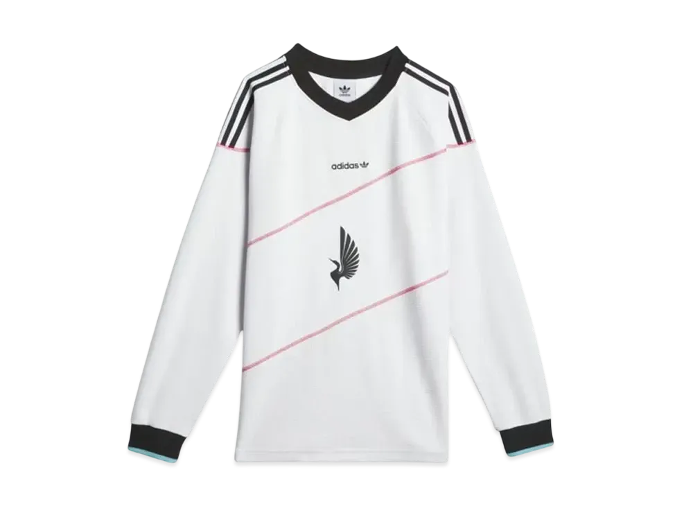 adidas Familia x MNUFC Waffle Long Sleeve Shirt "Crystal White"
