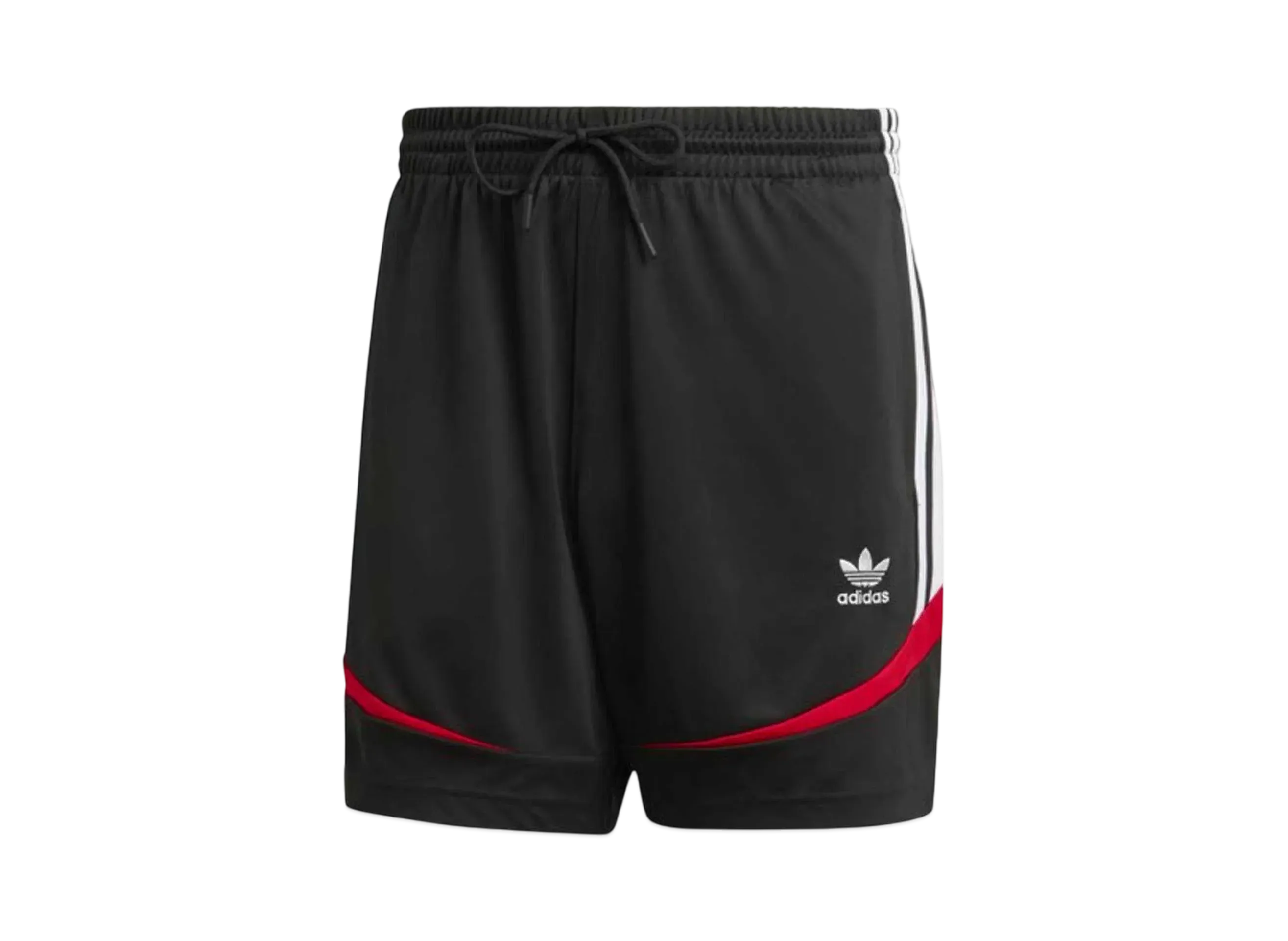 adidas Archive Shorts "Black/Better Scarlet"