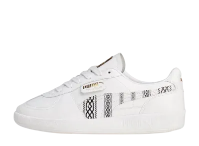 Monster Hunter × Puma Palermo Leather "Puma White/Puma Black/Puma Gold"